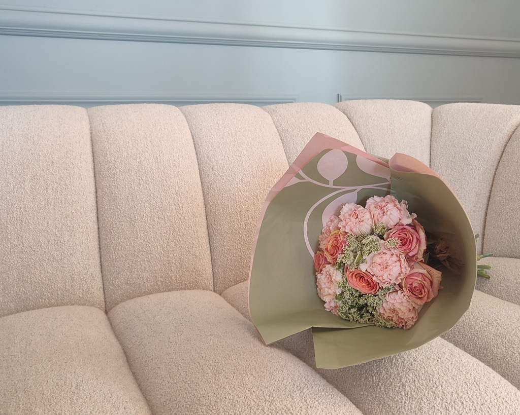 Bouquet de fleurs pour un séjour en amoureux