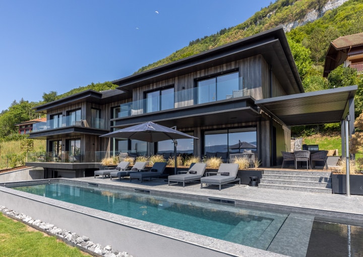 Villa Tomar, villa d'exception destination Lac d'Annecy à Talloires, vue sur le lac